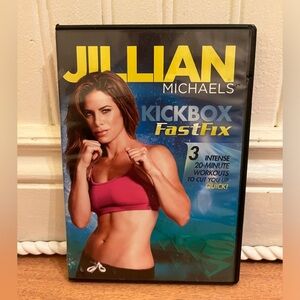 Jillian Michaels workout DVD. “Kickbox FastFix”